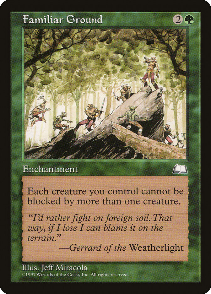 Familiar Ground card front