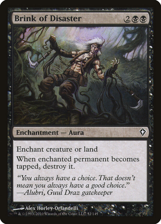 Brink of Disaster card front