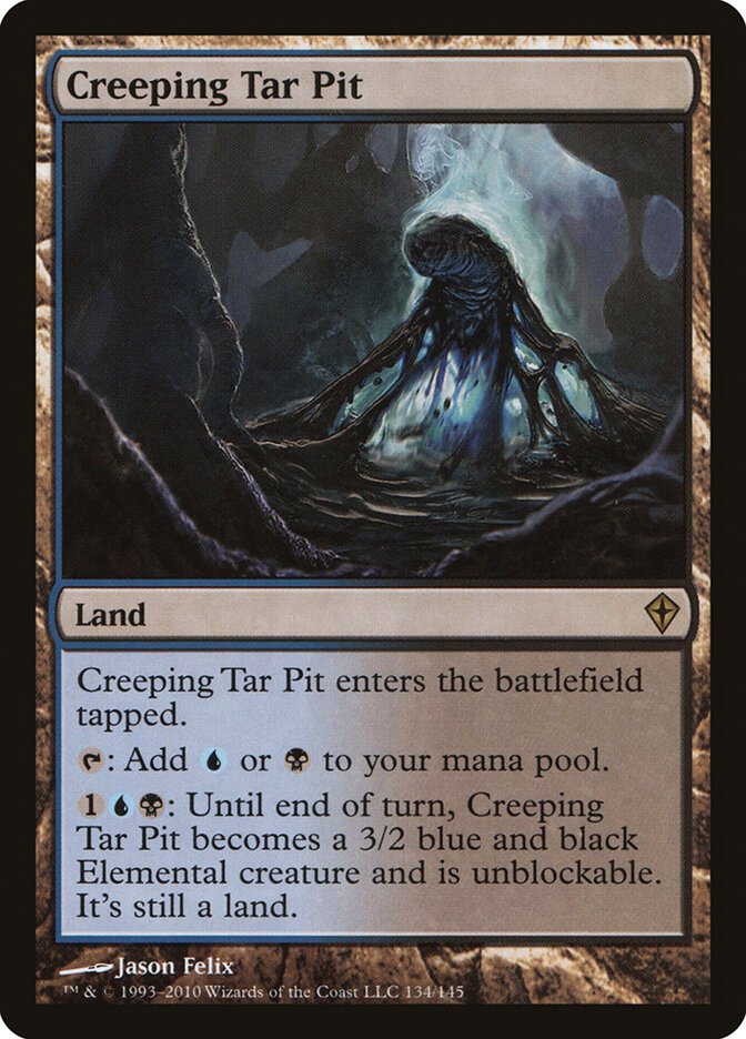 Creeping Tar Pit card front