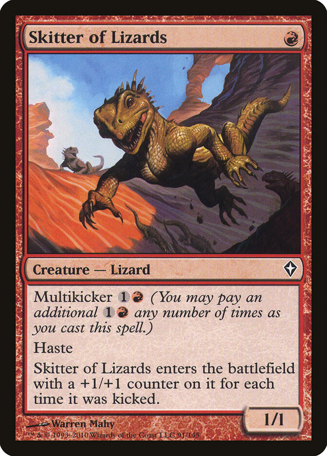 Skitter of Lizards card front