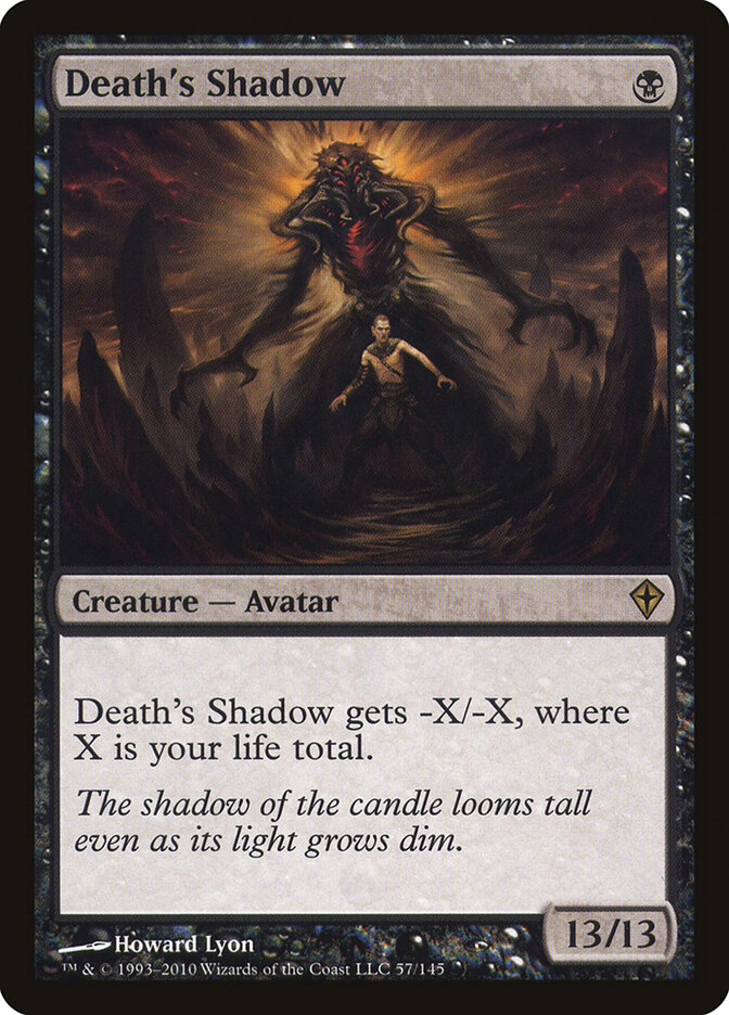 Death's Shadow card front