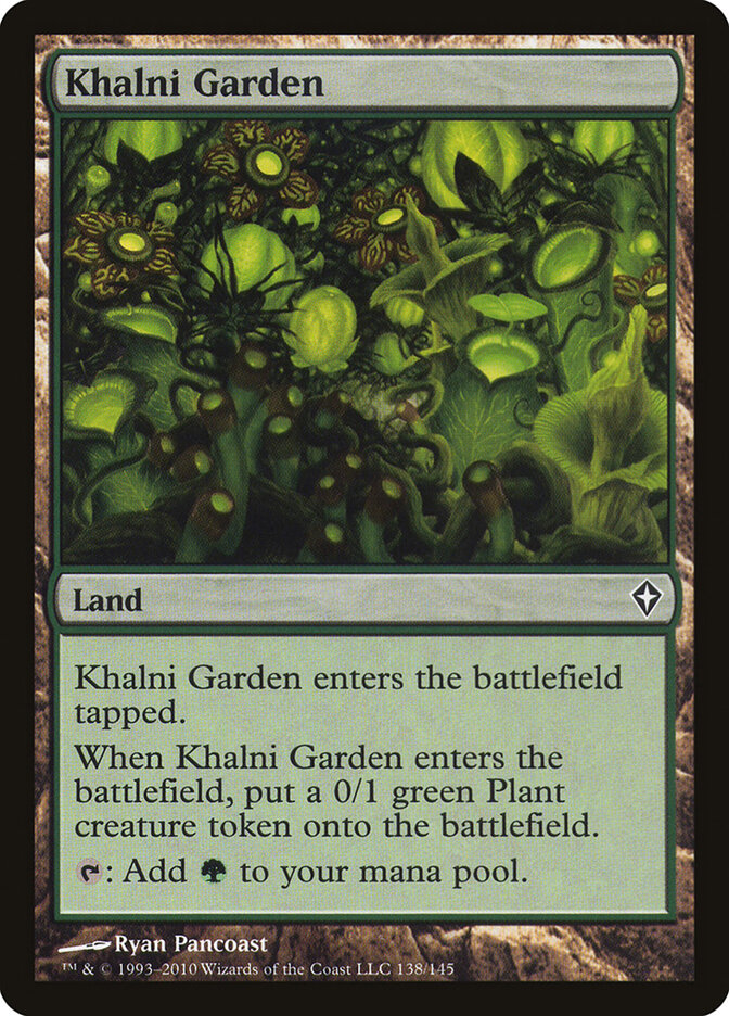 Khalni Garden card front