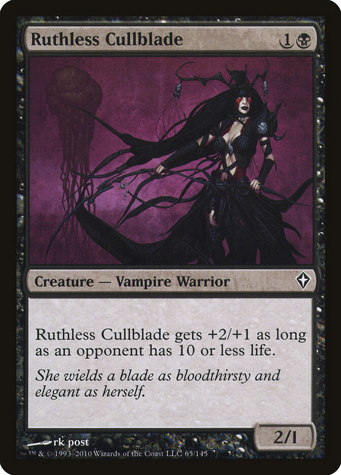 Ruthless Cullblade card front