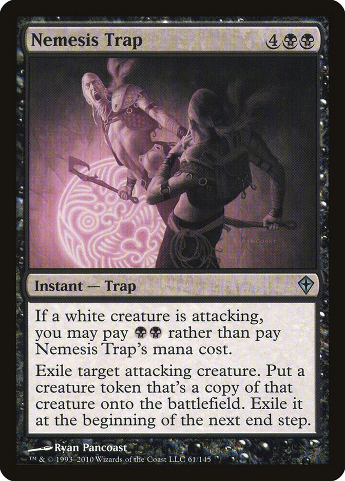 Nemesis Trap card front