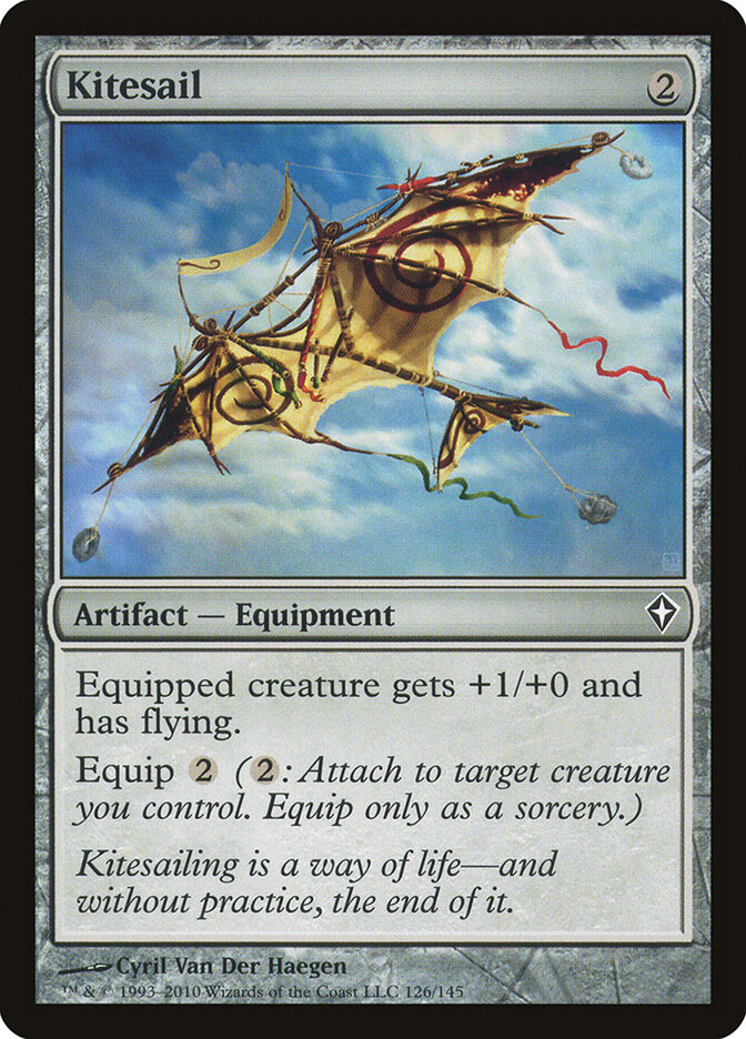 Kitesail card front