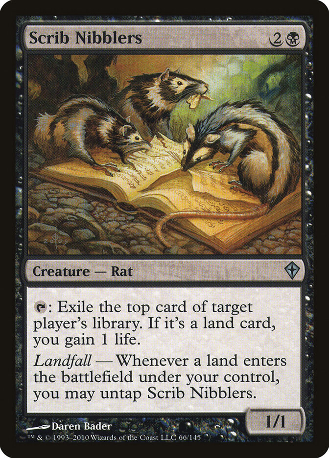 Scrib Nibblers card front