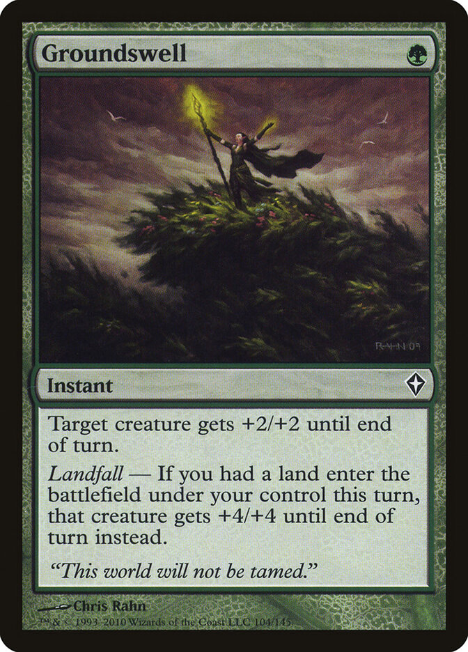 Groundswell card front