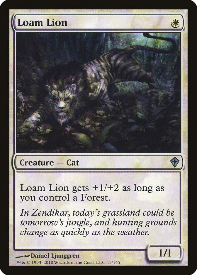 Loam Lion card front