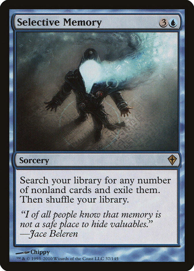 Selective Memory card front