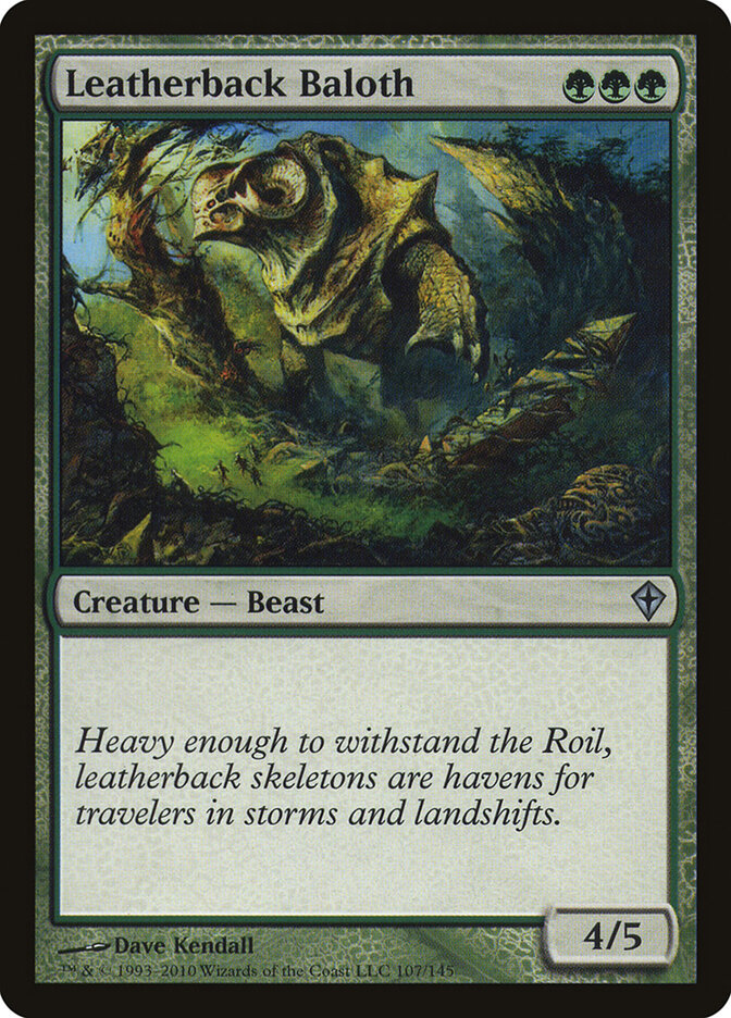 Leatherback Baloth card front