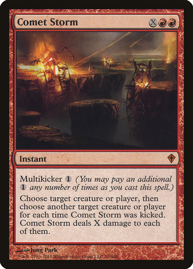 Comet Storm card front