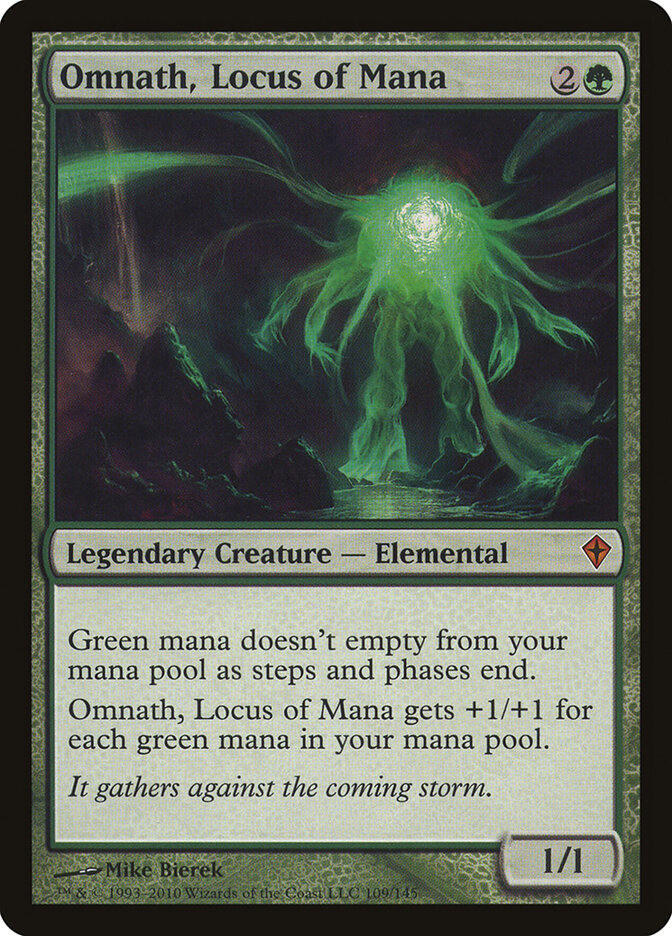Omnath, Locus of Mana card front