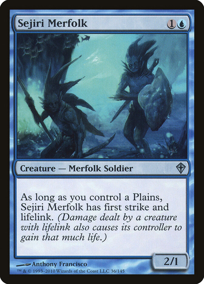 Sejiri Merfolk card front