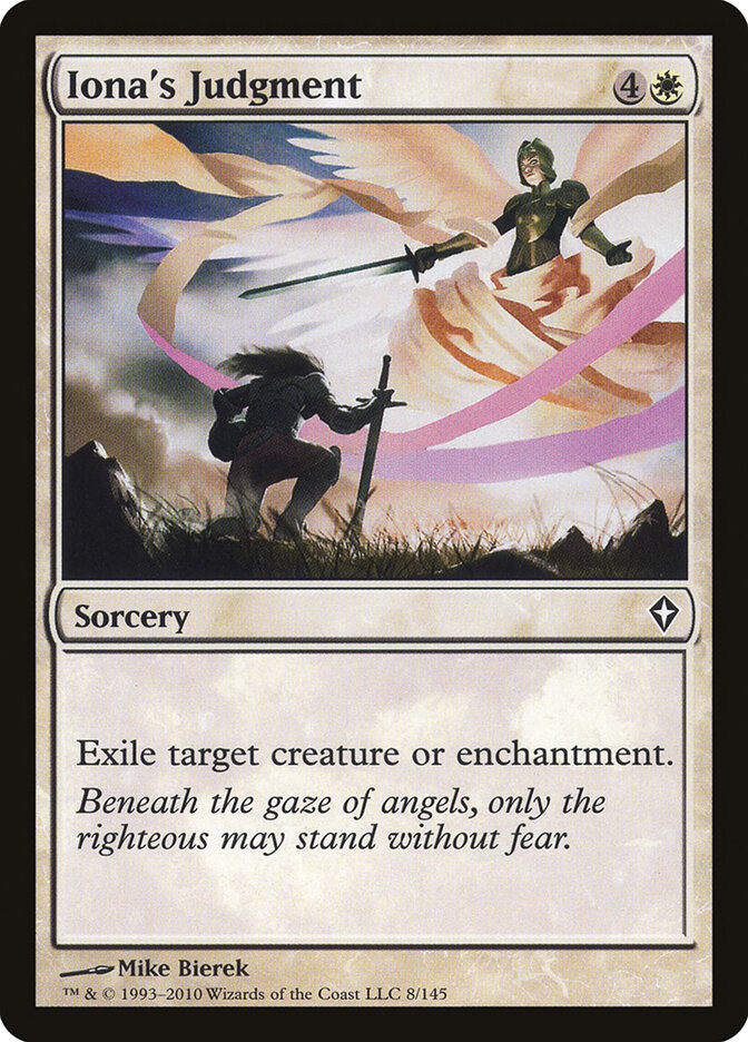 Iona's Judgment card front