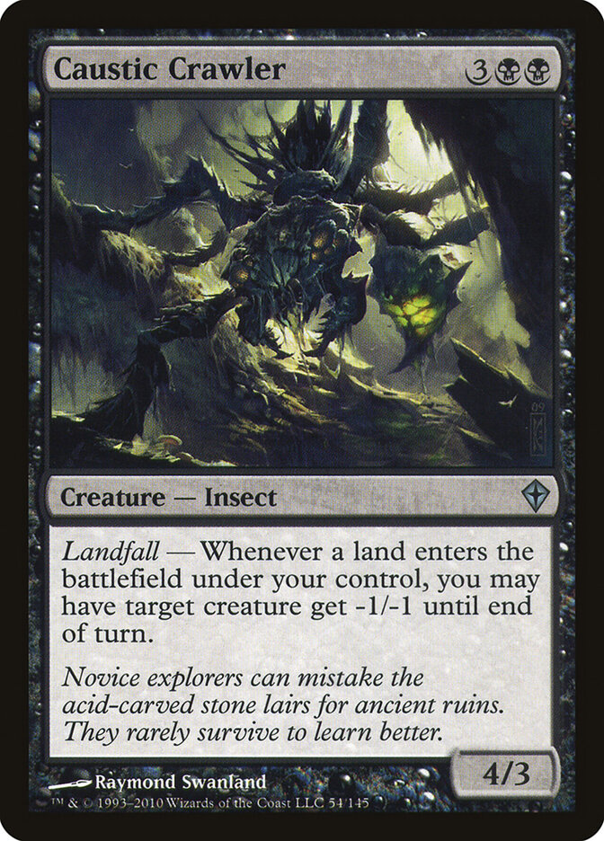 Caustic Crawler card front