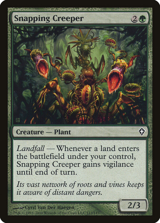 Snapping Creeper card front