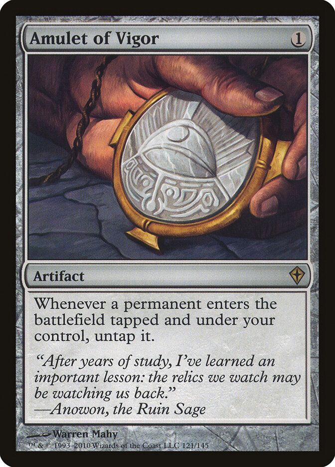 Amulet of Vigor card front