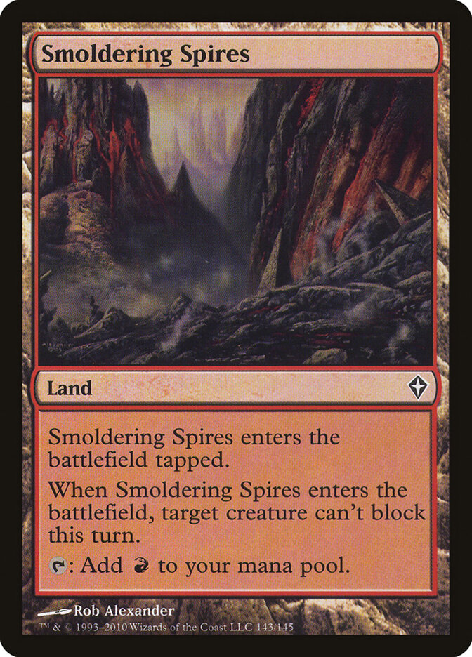 Smoldering Spires card front
