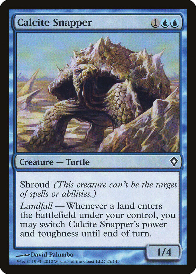 Calcite Snapper card front