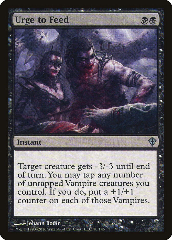Urge to Feed card front