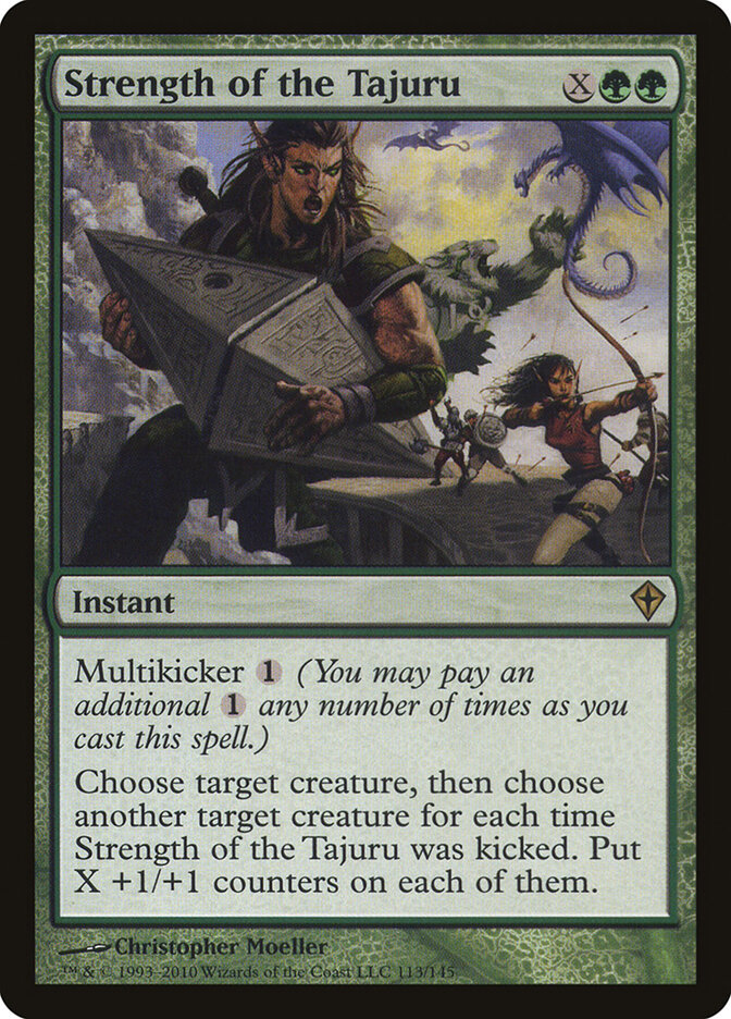 Strength of the Tajuru card front