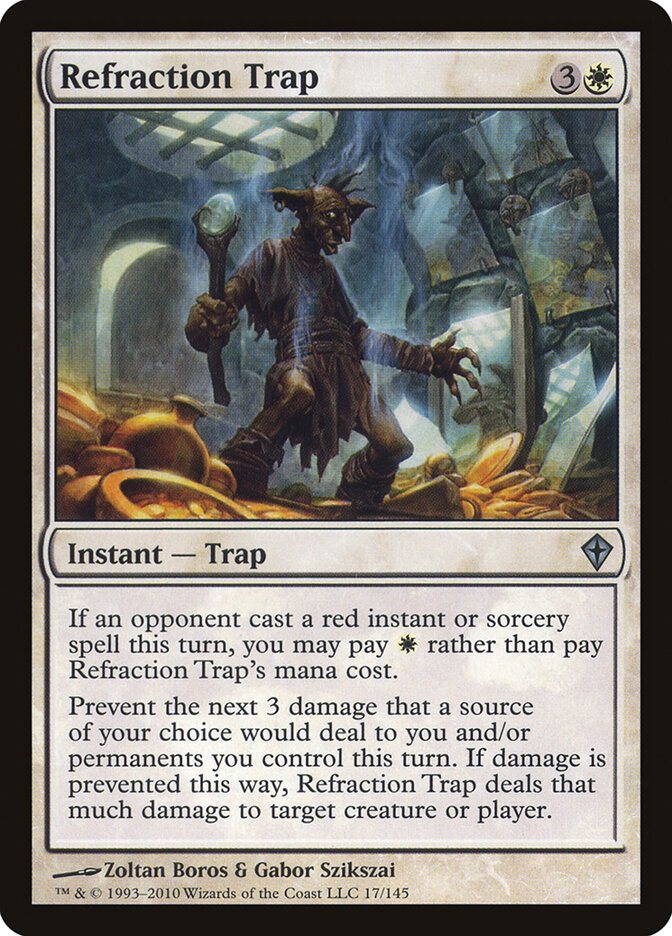 Refraction Trap card front