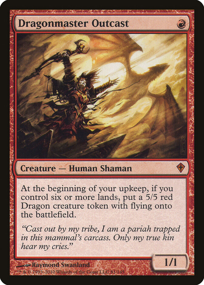 Dragonmaster Outcast card front