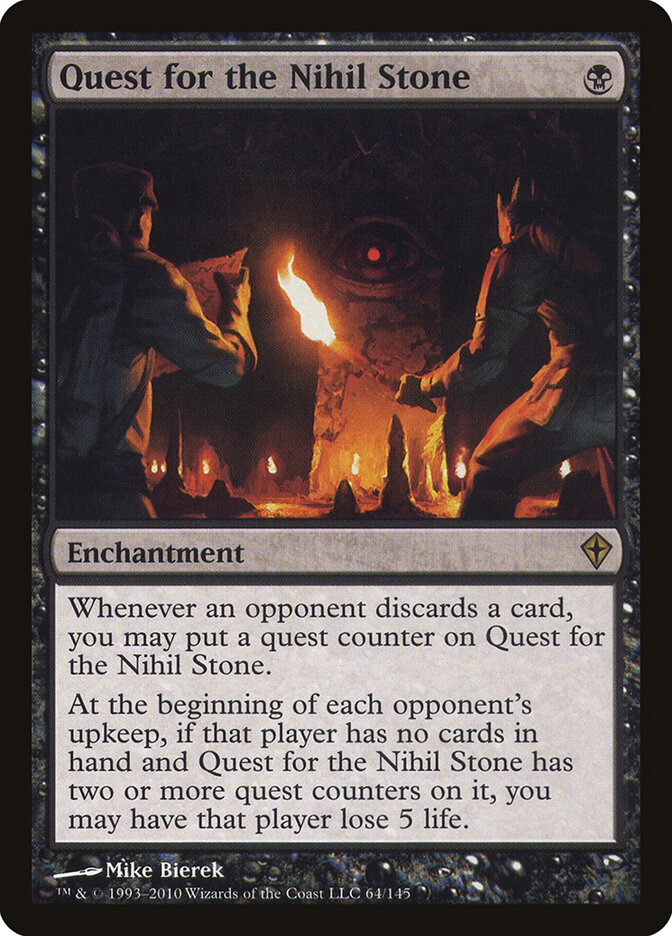 Quest for the Nihil Stone card front