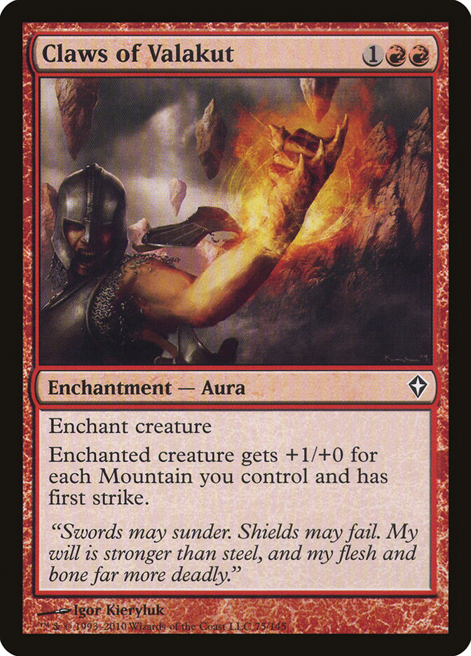Claws of Valakut card front