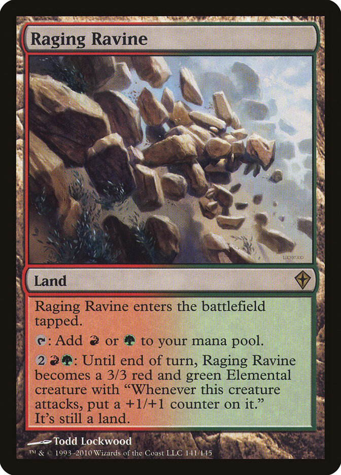 Raging Ravine card front