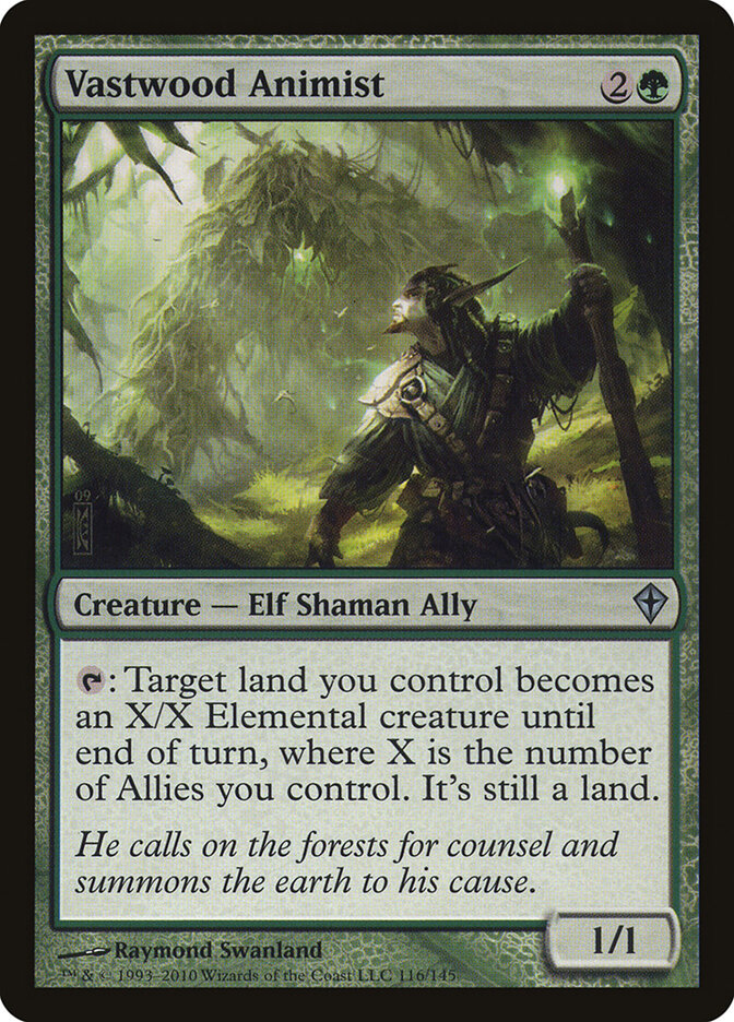 Vastwood Animist card front