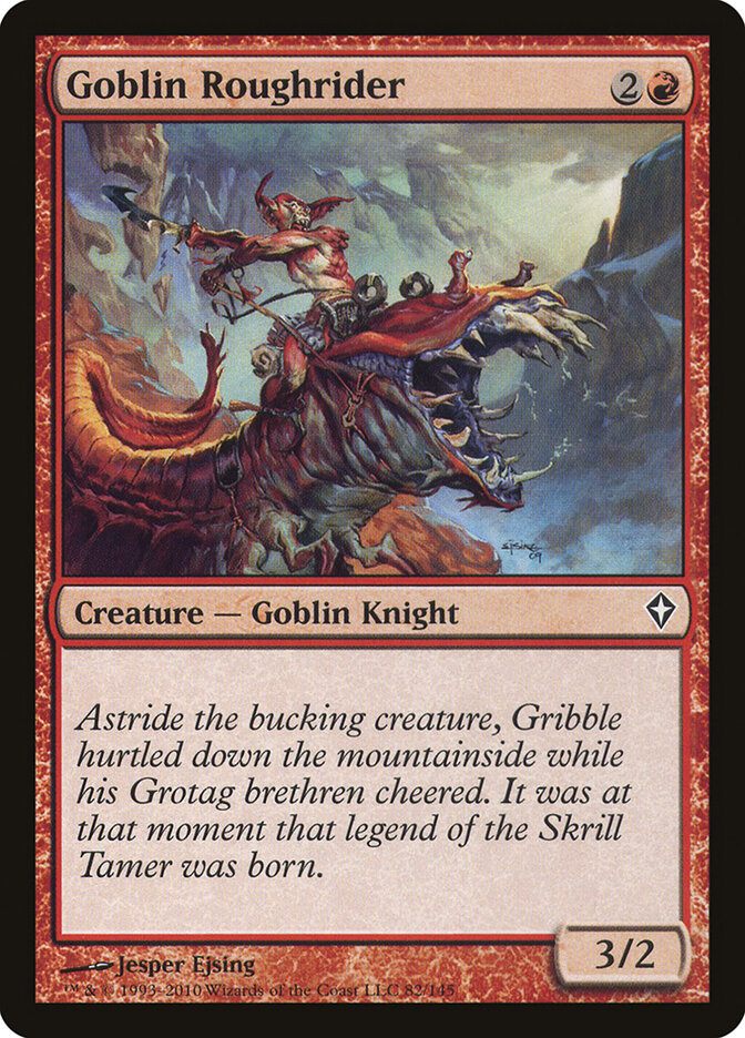 Goblin Roughrider card front