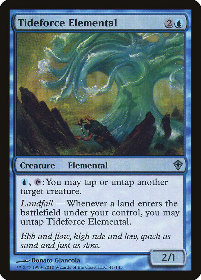 Tideforce Elemental card front