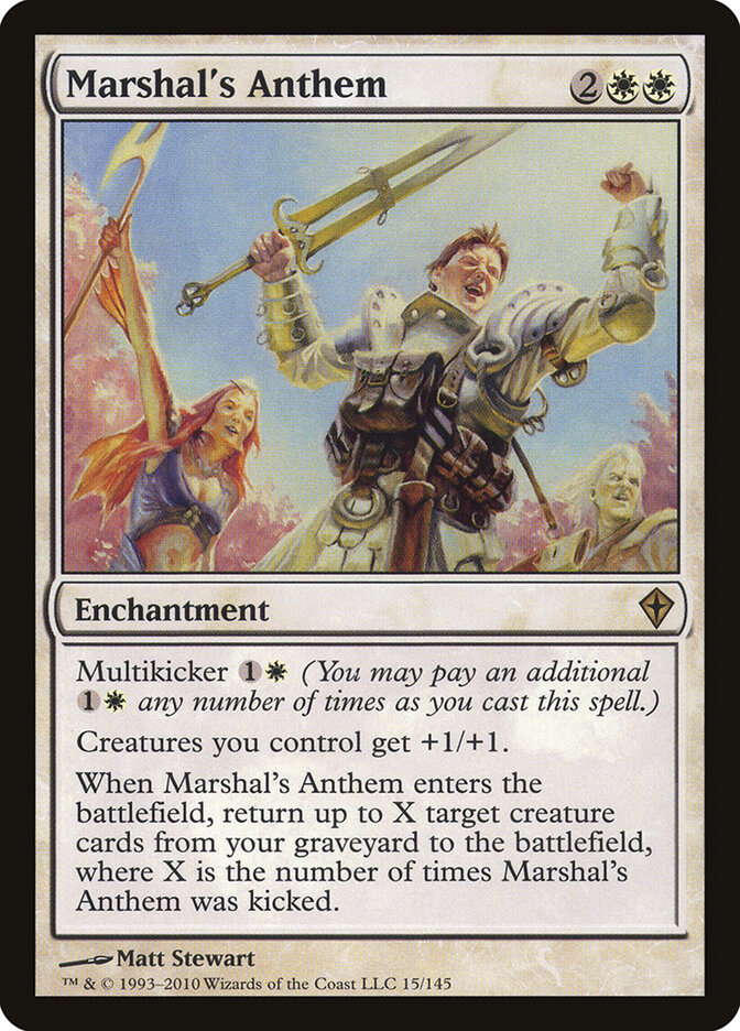 Marshal's Anthem card front