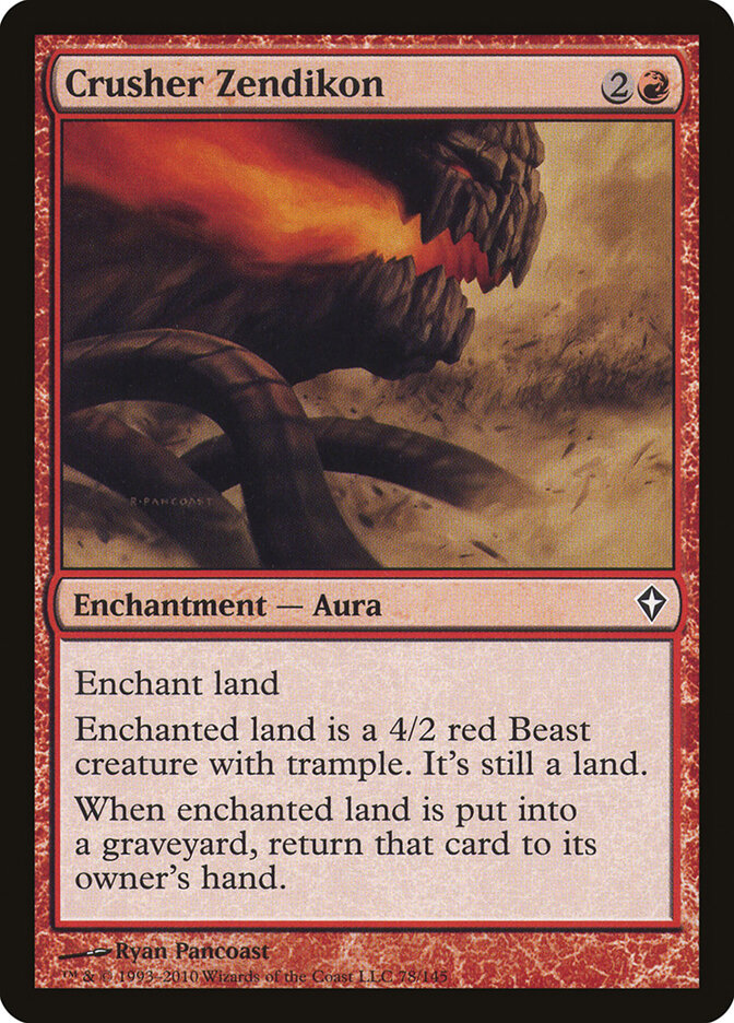 Crusher Zendikon card front