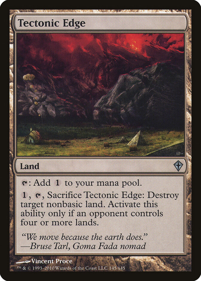 Tectonic Edge card front