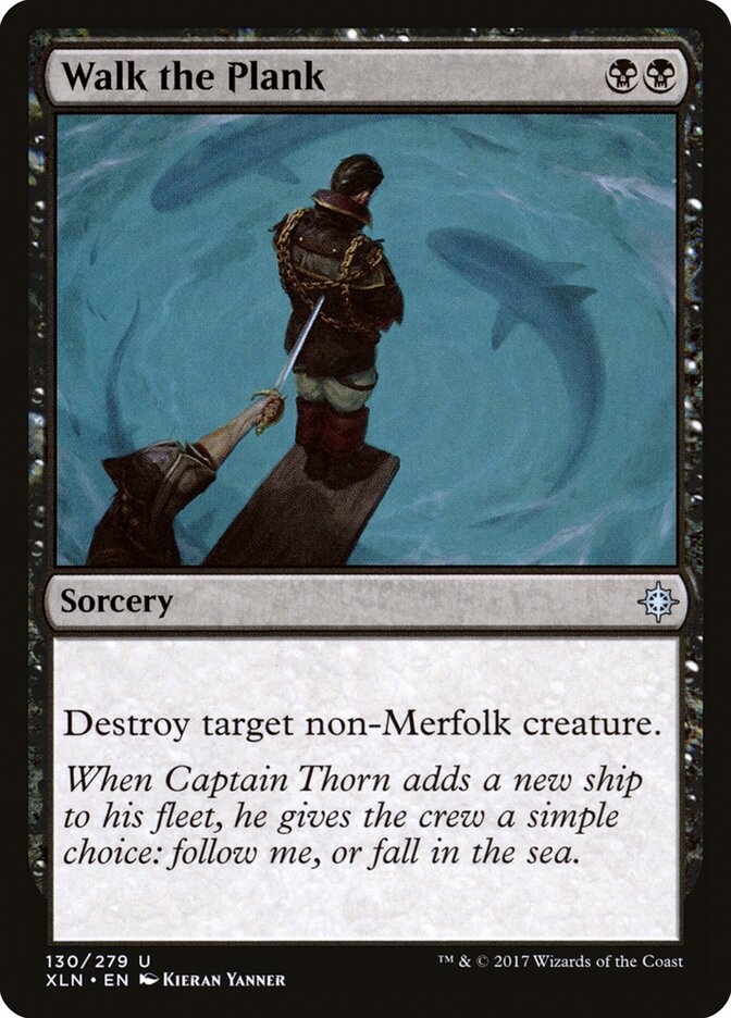 Walk the Plank card front