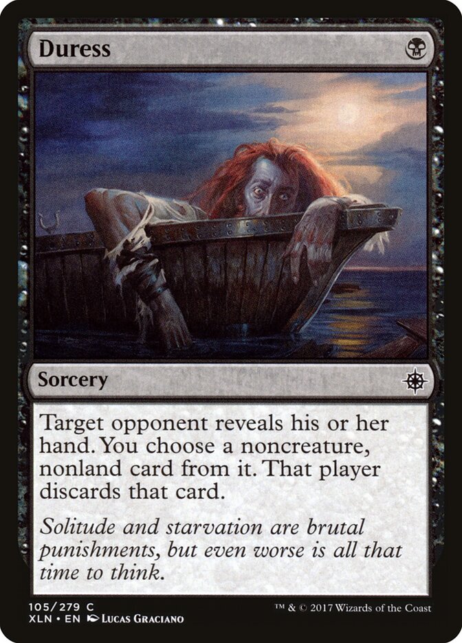 Duress card front