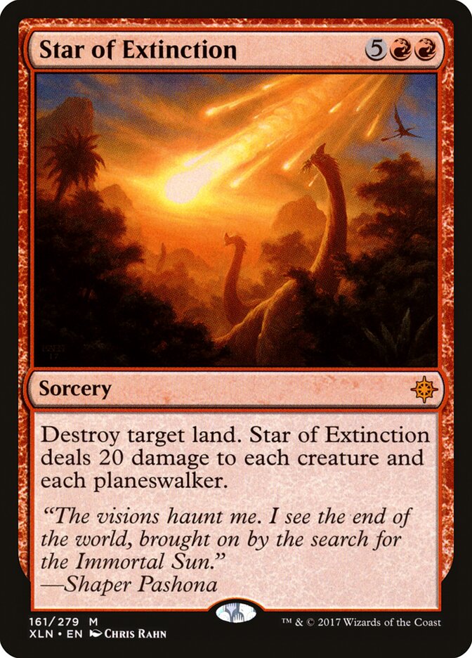 Star of Extinction card front
