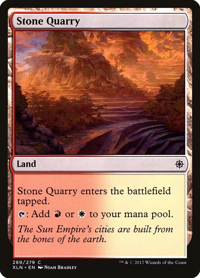 Stone Quarry card front