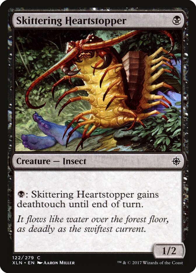 Skittering Heartstopper card front