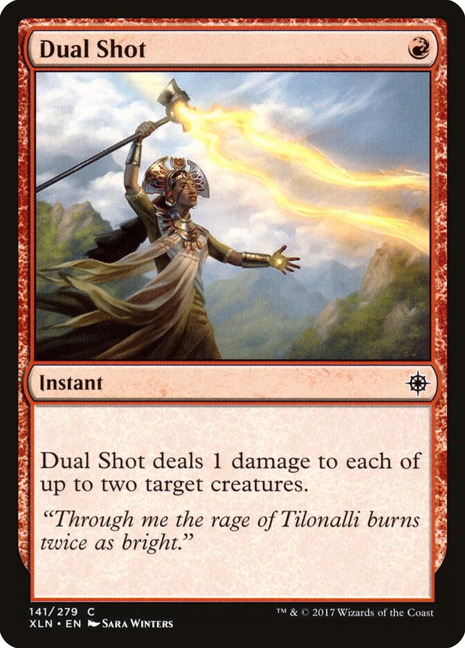 Dual Shot card front