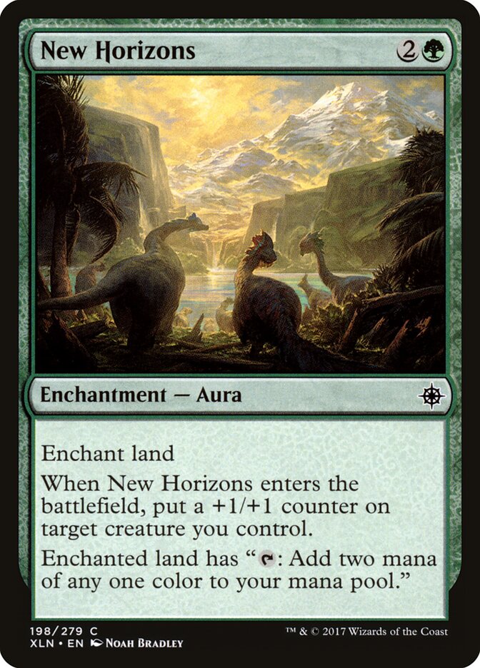 New Horizons card front
