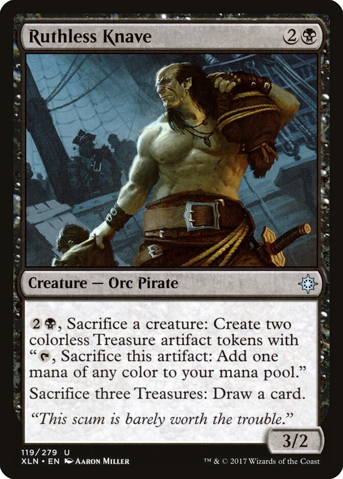 Ruthless Knave card front