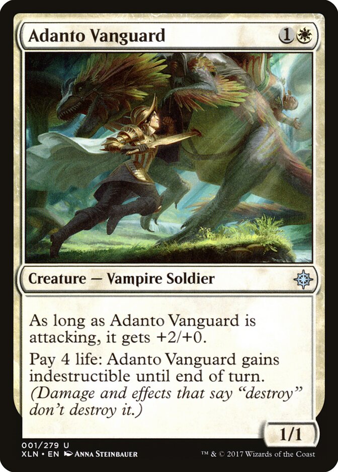 Adanto Vanguard card front