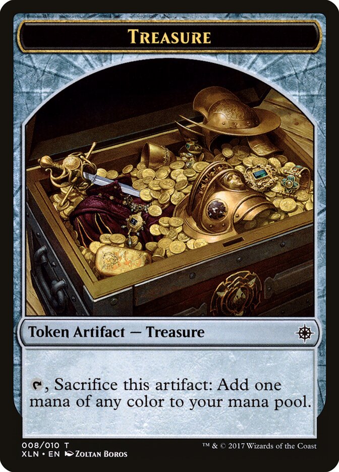 Treasure card front