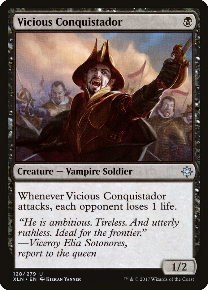 Vicious Conquistador card front