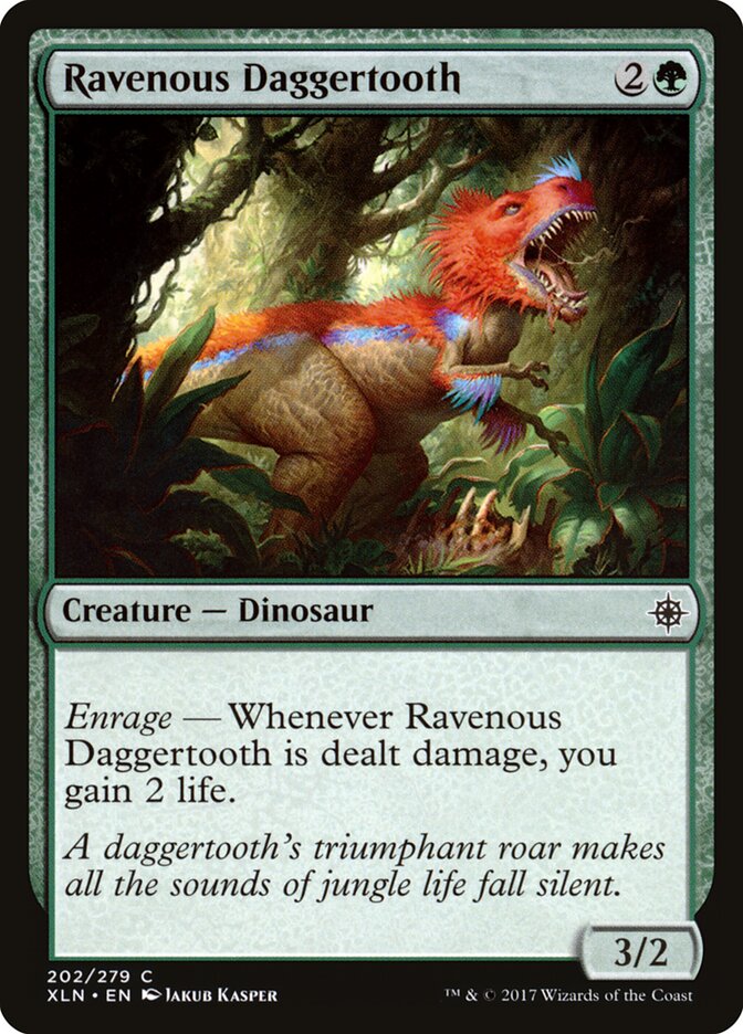 Ravenous Daggertooth card front