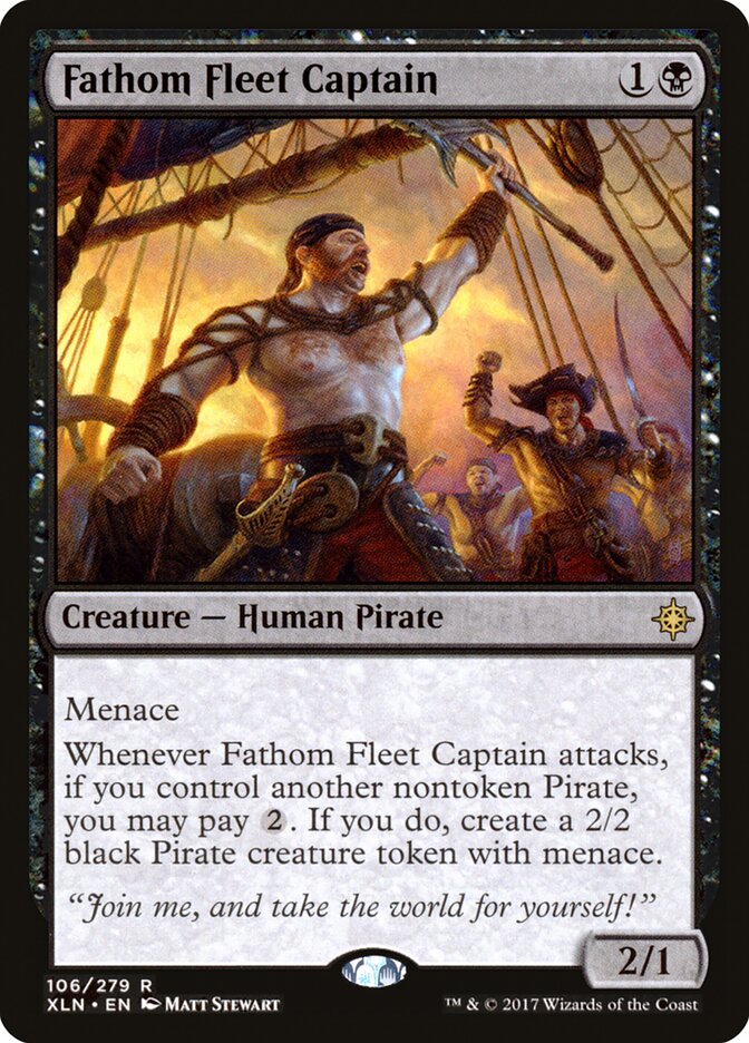 Fathom Fleet Captain card front