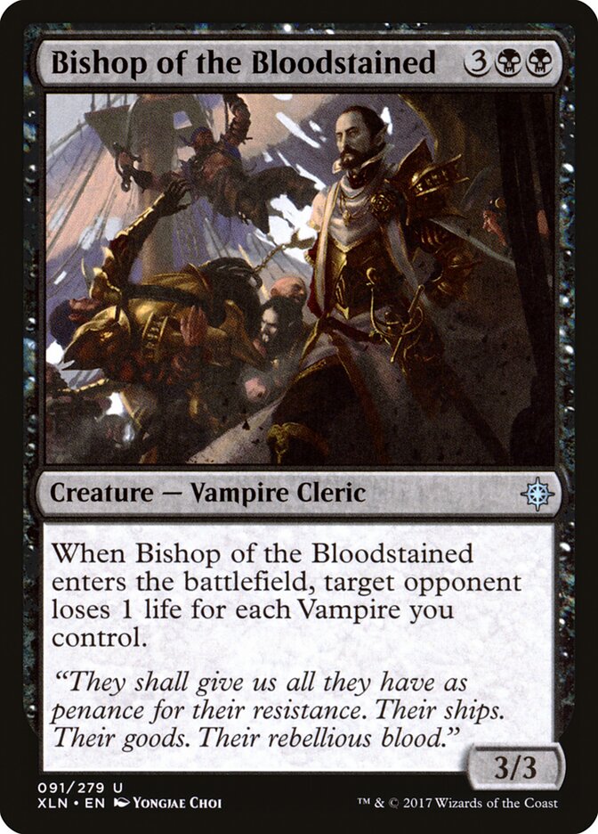 Bishop of the Bloodstained card front